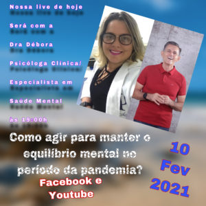 Dra Débora Rolim é Psicóloga Clínica/com especial em Saúde Mental 